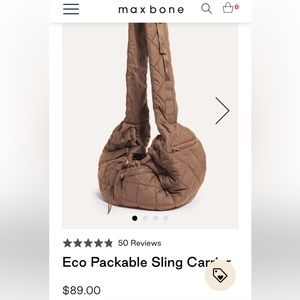 Maxbone Packable Sling Dog Carrier